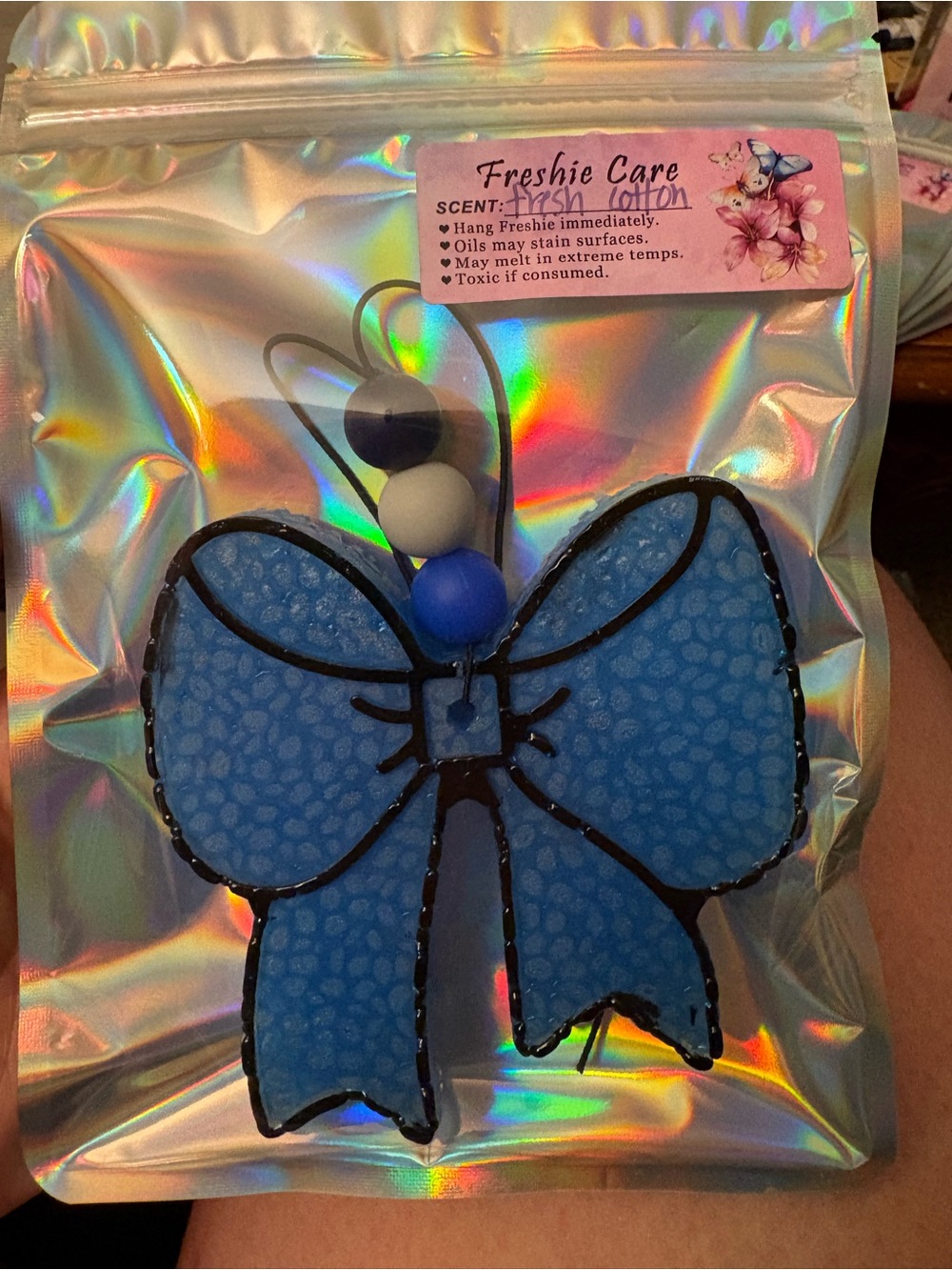 Blue Bow Kids Toy Scented Accessory
